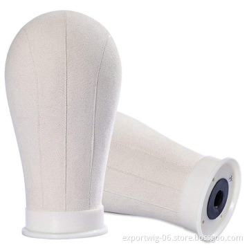 Cheap Canvas Mannequin Head ForWigs Making Weft Wig Display Style Styling Manikin For Hairdressers Stylist And Salons